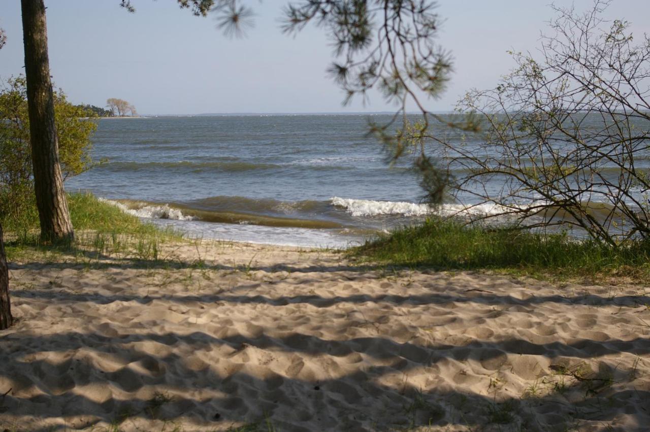 Ferienwohnung Boddenblick Zudar Buitenkant foto